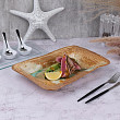 Блюдо для подачи P.L. Proff Cuisine 31*21,5 см h4,8 см 600 мл Light Brown Spots Sea Wave Frutti di Mare (81241268)