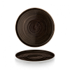 Тарелка мелкая с прямым бортом Churchill Stonecast Patina Iron Black PAIBWP211 фото