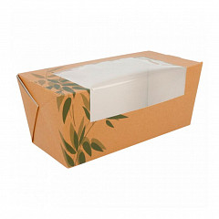 Коробка для сэндвича Garcia de Pou картонная с окном 18*7,7*7,7 см, 50 шт/уп в Москве , фото