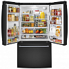 Холодильник Side-by-side Io Mabe INO27JSPFF B черный фото