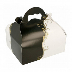 Коробка для выпечки с ручками Garcia de Pou 20*18*7 см, белая, картон фото