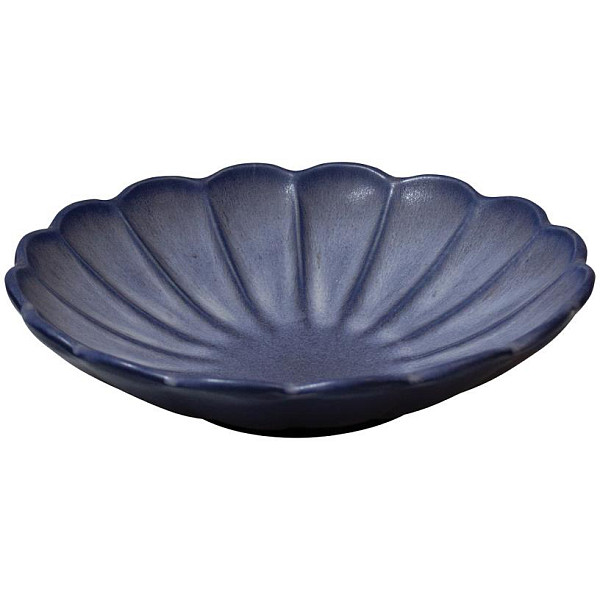 Тарелка глубокая Style Point Flower 24 см, цвет синий (QU90802) фото