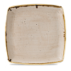 Тарелка мелкая квадратная Churchill Stonecast Nutmeg Cream SNMSDS101 26,8 см фото