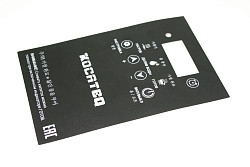 Накладка панели управления Kocateq EB black control panel label в Москве , фото