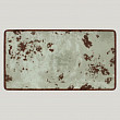 Тарелка прямоугольная плоская RAK Porcelain Peppery 33,5*18 см, серый цвет