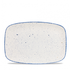 Блюдо прямоугольное без борта Churchill Stonecast Hints Indigo Blue SHBIXP141 фото