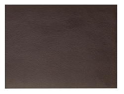 Салфетка подстановочная (плейсмат) Lacor 45x30 см, 100 % переработанная кожа, декор grained brown / зернистый коричневый фото