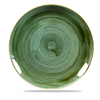Тарелка мелкая круглая Churchill Stonecast Samphire Green SSGSEV111 28,8см, без борта фото