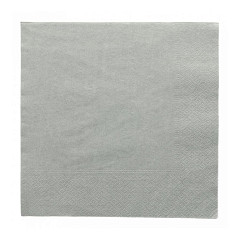 Салфетка бумажная двухслойная Garcia de Pou серая, 39*39 см, 100 шт, бумага фото
