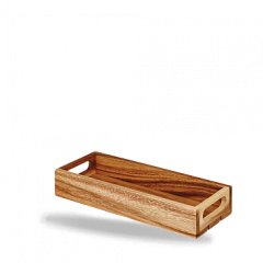 Поднос деревянный Churchill Ящик 30х11,8см h4,8см Buffetscape Wood ZCAWSMCR1 в Москве , фото