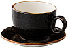 Блюдце универсальное для чайных чашек Style Point Jersey 15 см, цвет коричневый (QU91555) фото
