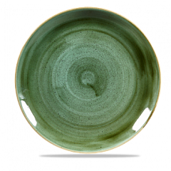 Тарелка мелкая круглая Churchill Stonecast Samphire Green SSGSEV111 28,8см, без борта фото