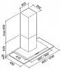 Пристенная вытяжка Falmec Kristal 60 фото