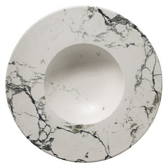 Тарелка для пасты Kutahya Porselen Marble 25 см, 250 мл, мрамор NNTS25SPT893313 в Москве , фото