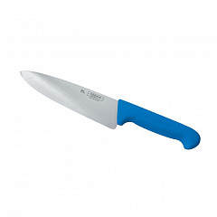 Шеф-нож P.L. Proff Cuisine PRO-Line 25 см, синяя пластиковая ручка в Москве , фото