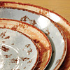 Тарелка овальная плоская RAK Porcelain Peppery 36*27 см, красный цвет фото