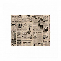 Упаковочная бумага Garcia de Pou Газета, крафт, 28*34 см, жиростойкий пергамент 34 г/см2, 1000 шт/уп фото