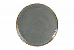 Тарелка для пиццы Porland 20 см фарфор цвет темно-серый Seasons (162920) в Москве , фото