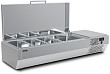 Холодильная витрина для ингредиентов Полюс A40 SM 1,2 с крышкой (VT2-G с крышкой (GN1/3))