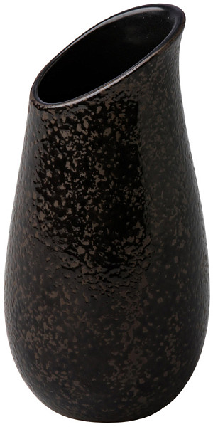Ваза Style Point Raw Design by Kevala 14 см, декор black satin stone (RD18723) фото