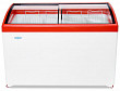 Морозильный ларь Снеж МЛГ-400 (красный) R-404а