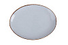 Блюдо овальное Porland 36х27 см фарфор цвет серый Seasons (112136) фото