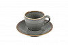 Чашка кофейная Porland 90 мл фарфор цвет темно-серый Seasons (312109) фото