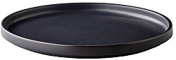 Тарелка с вертикальным бортом, стопируемая Style Point ShApes цвет черный, 25,4 см (QU35110) в Москве , фото