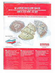 Пакеты для вакуумной упаковки Status VB 28*36-25 в Москве , фото