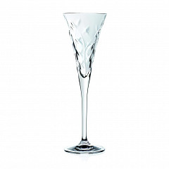 Бокал-флюте для шампанского RCR Cristalleria Italiana 120 мл хр. стекло Style Laurus в Москве , фото