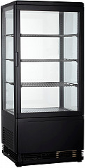 Шкаф-витрина холодильный Viatto VA-RT-78B фото