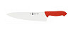 Нож поварской Шеф Icel 25см с волнистой кромкой, красный HORECA PRIME 28400.HR60000.250 фото