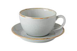 Чашка чайная Porland 340 мл фарфор цвет серый Seasons (322134) в Москве , фото