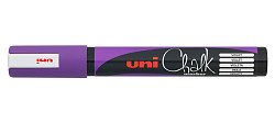 Маркер меловой UNI Mitsubishi Pencil Chalk PWE-5M 1,8-2,5 мм Фиолетовый фото