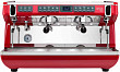 Рожковая кофемашина Nuova Simonelli Appia Life XT 2Gr V 220V красная+высокие группы+паровоздушный кран (169907)