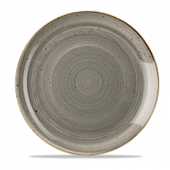Тарелка мелкая круглая Churchill Stonecast Peppercorn Grey SPGSEV111 28,8см, без борта фото