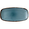 Тарелка прямоугольная со скругленными углами Dudson 35,5х18,9 см, синяя HVBLXO141 фото