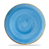 Тарелка мелкая круглая Churchill Stonecast Cornflower Blue SCFSEV111 28,8см, без борта фото