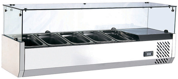 Холодильная витрина для ингредиентов Foodatlas RT-1200/380 фото
