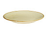 Тарелка безбортовая Porland 30 см фарфор цвет желтый Seasons (187630) фото