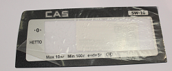 Наклейка на индикатор Cas для SW-10 в Москве , фото