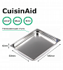 Гастроемкость CuisinAid 2/1 h=65 нерж, 650х530х65 CD-821-2 фото