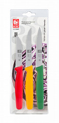 Набор ножей для чистки овощей Icel 3 предмета, в блистере 44C00.S001000.003 фото