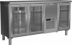 Холодильный стол Россо T57 M3-1-G 9006-1 корпус серый, без борта (BAR-360C) в Москве , фото
