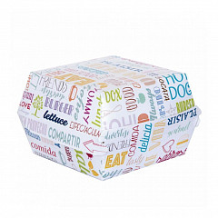 Коробка для бургера Garcia de Pou Parole 14*12,5*5 см, 50 шт/уп, картон в Москве , фото