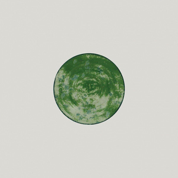 Блюдце RAK Porcelain Peppery 15 см, h 1,7 см, зеленый цвет фото