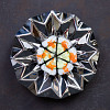Блюдо на ножке Luxstahl Оригами d=300мм h=75мм нерж. фото