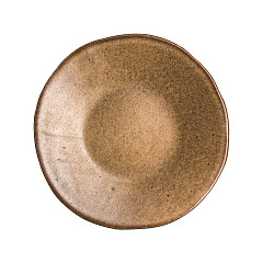 Тарелка мелкая безбортовая Style Point Stone 16 см, цвет коричневый, Q Authentic (QU63338) в Москве , фото