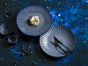 Тарелка мелкая Style Point Stone d 28,5 см, цвет синий, Q Authentic (QU83334) фото