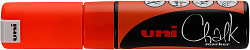 Маркер меловой UNI Mitsubishi Pencil Chalk PWE-8K Оранжевый неон фото